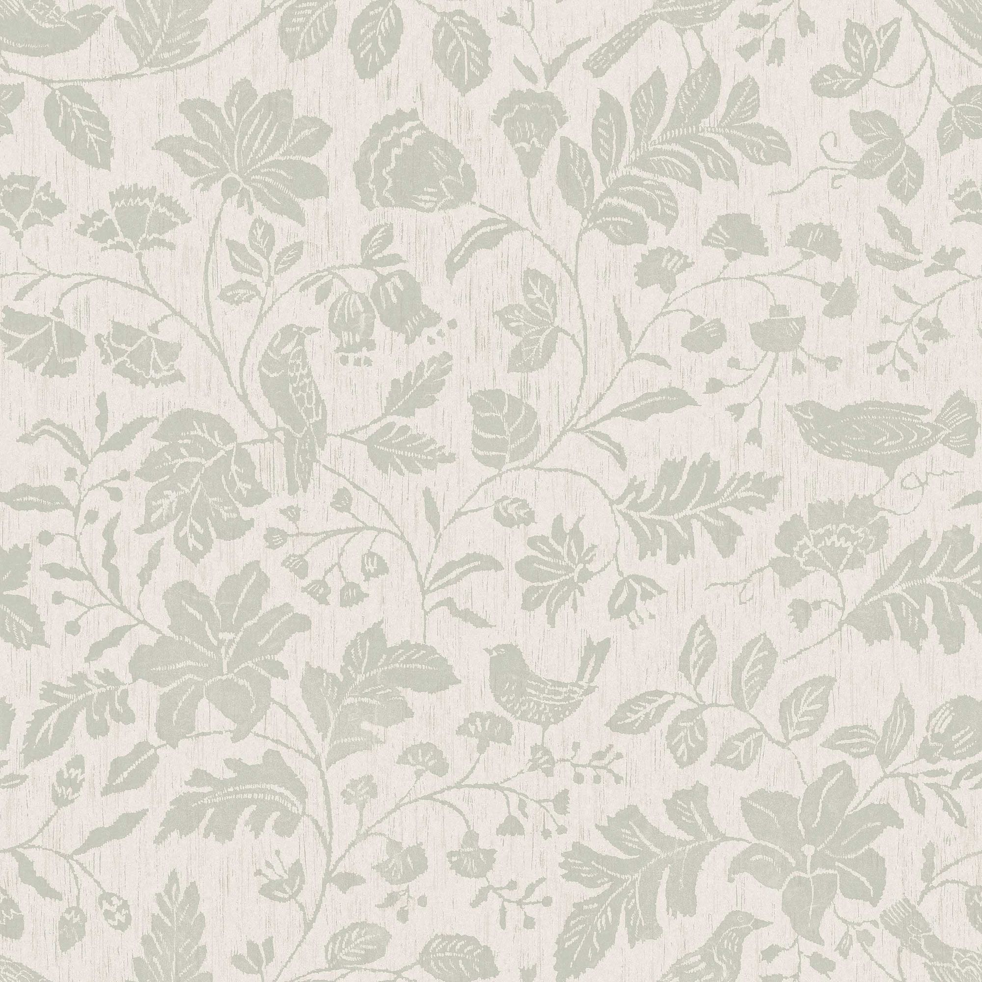 8184 Isidor Light Green Charm Wallpaper by Boråstapeter