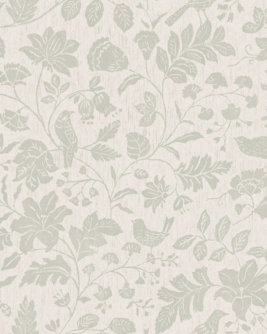 8184 Isidor Light Green Charm Wallpaper by Boråstapeter