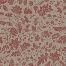 8186 Isidor Dark Red Charm Wallpaper by Boråstapeter