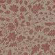 Isidor Dark Red Charm Wallpaper by Boråstapeter