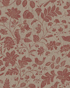 8186 Isidor Dark Red Charm Wallpaper by Boråstapeter