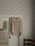 8187 Helena Light Beige Charm Wallpaper by Boråstapeter