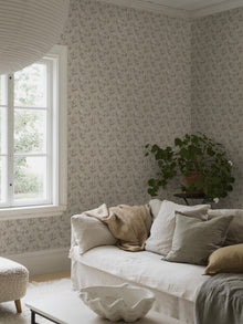 8187 Helena Light Beige Charm Wallpaper by Boråstapeter