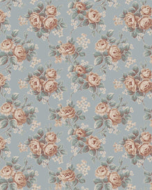 8189 Helena Light Blue Charm Wallpaper by Boråstapeter