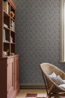 8189 Helena Light Blue Charm Wallpaper by Boråstapeter