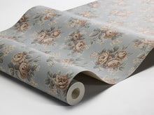 8189 Helena Light Blue Charm Wallpaper by Boråstapeter
