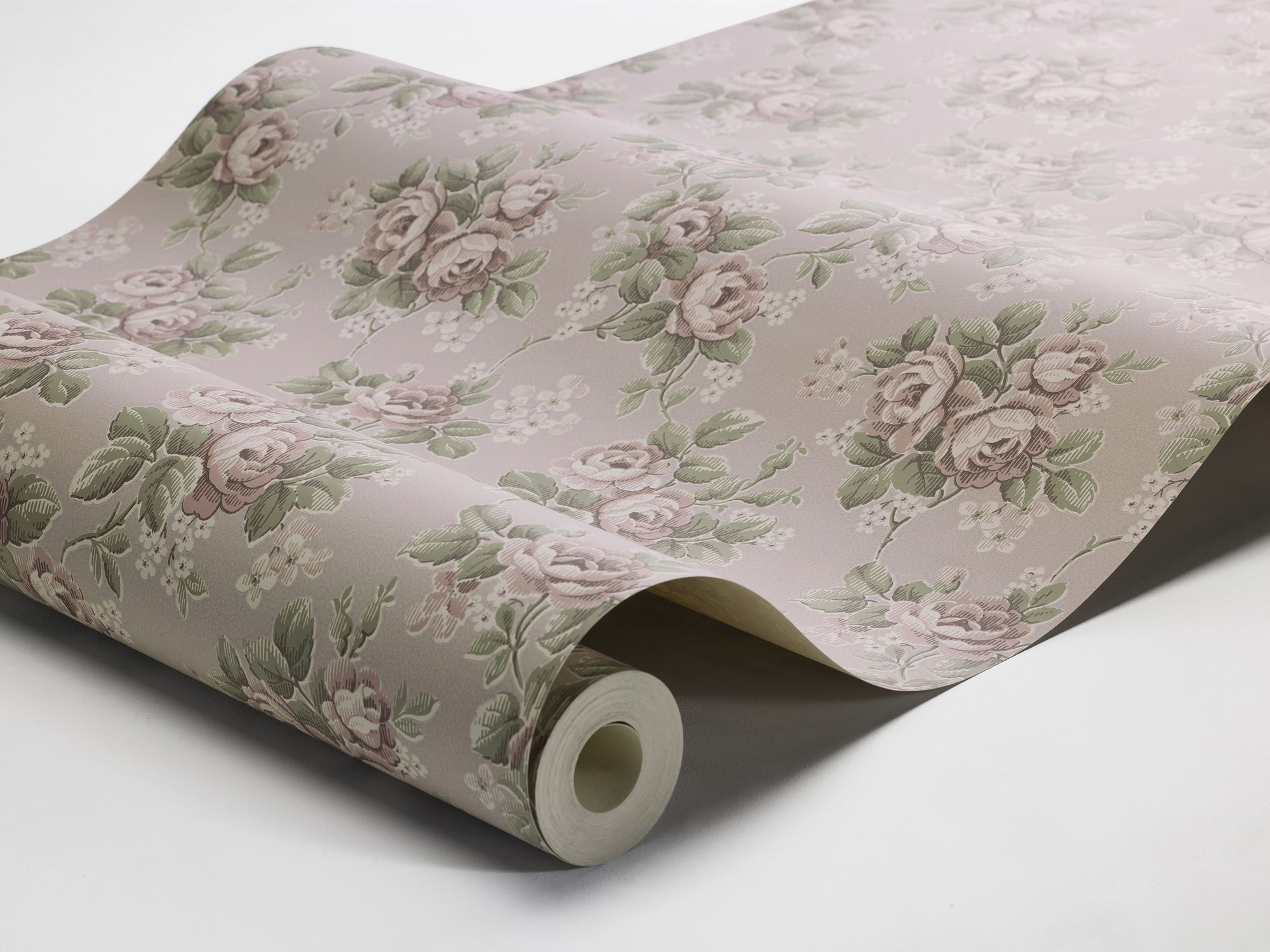 8190 Helena Light Pink Charm Wallpaper by Boråstapeter
