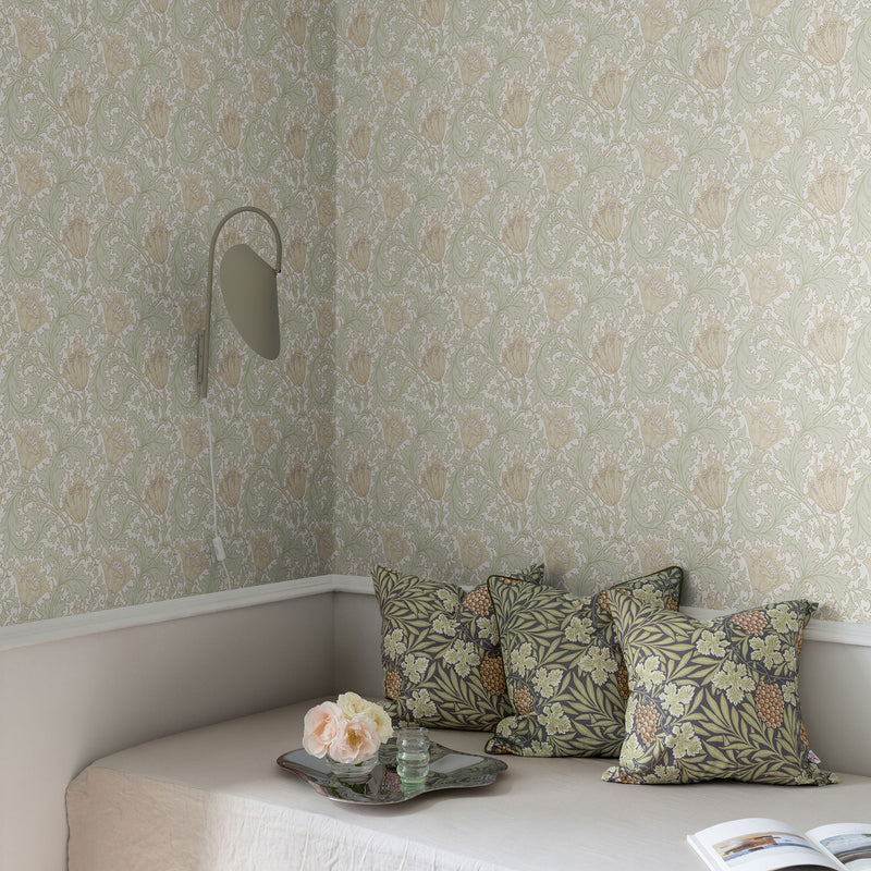 82002 Anemone Hidden Treasures Yellow Wallpaper By Galerie