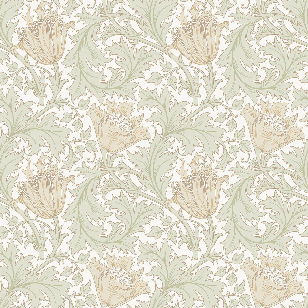 82002 Anemone Hidden Treasures Yellow Wallpaper By Galerie