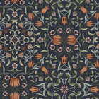 82010 No 1 Holland Park Hidden Treasures Blue Red Wallpaper By Galerie