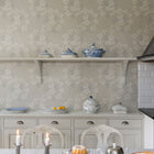 82017 Vine Hidden Treasures White Beige Wallpaper By Galerie