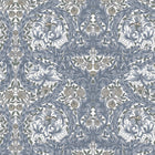 82024 African Marigold Hidden Treasures Blue Wallpaper By Galerie