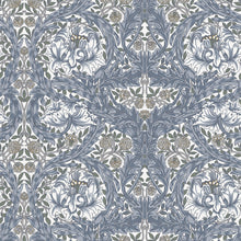 82024 African Marigold Hidden Treasures Blue Wallpaper By Galerie