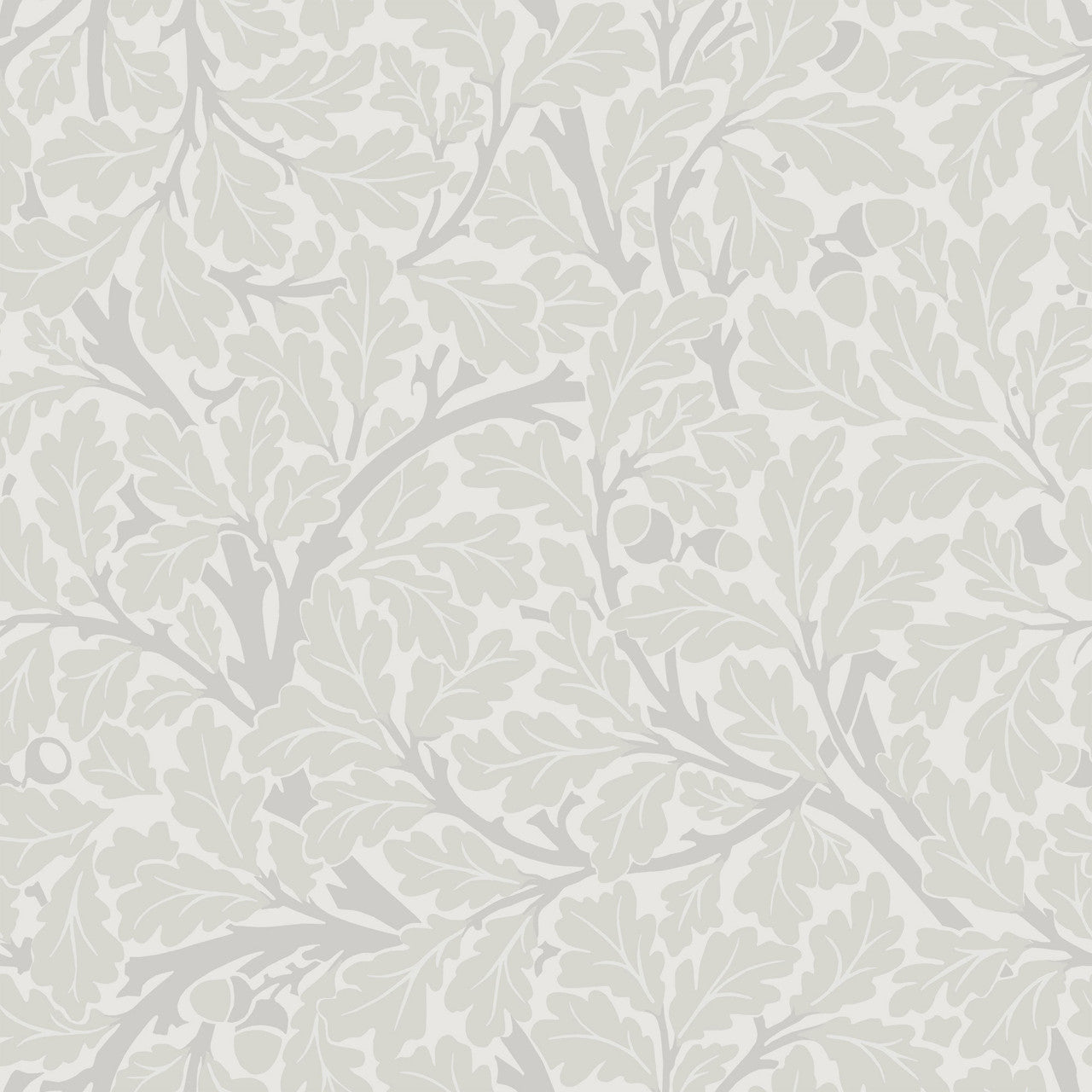 82026 Oak Tree Hidden Treasures White Wallpaper By Galerie