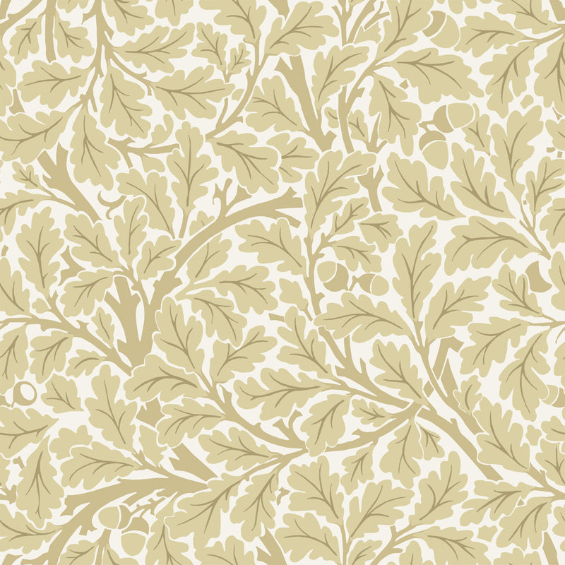 82027 Oak Tree Hidden Treasures Yellow Wallpaper By Galerie