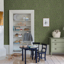 82030 Oak Tree Hidden Treasures Black Green Wallpaper By Galerie