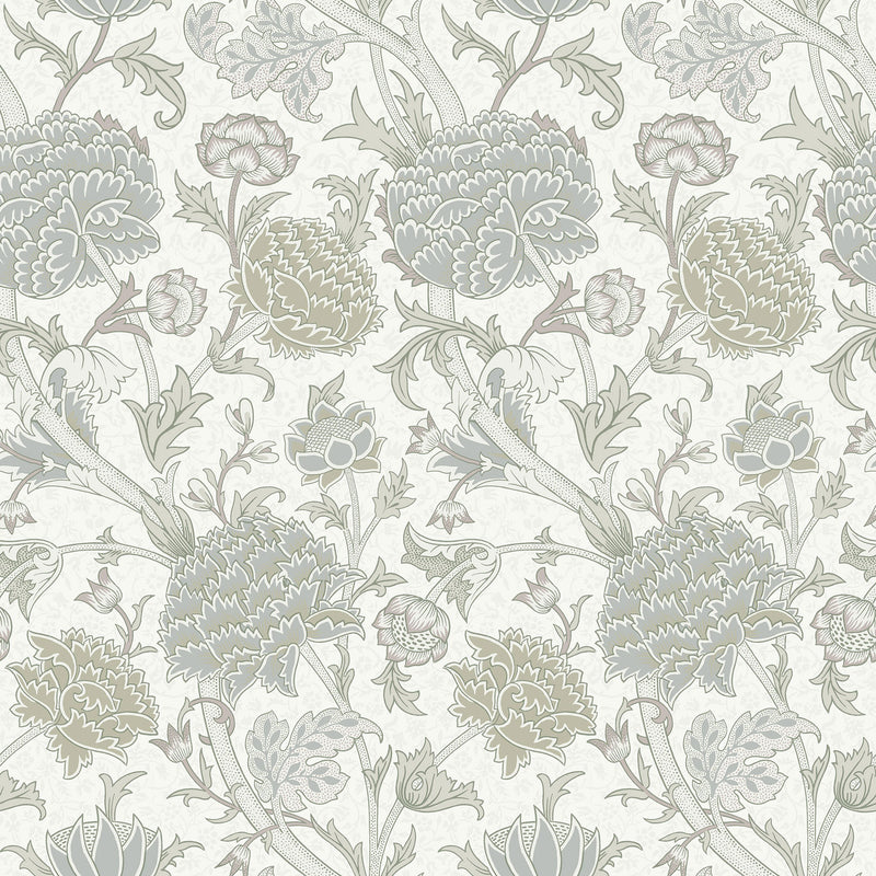 82032 Cray Hidden Treasures Sand Green Wallpaper By Galerie