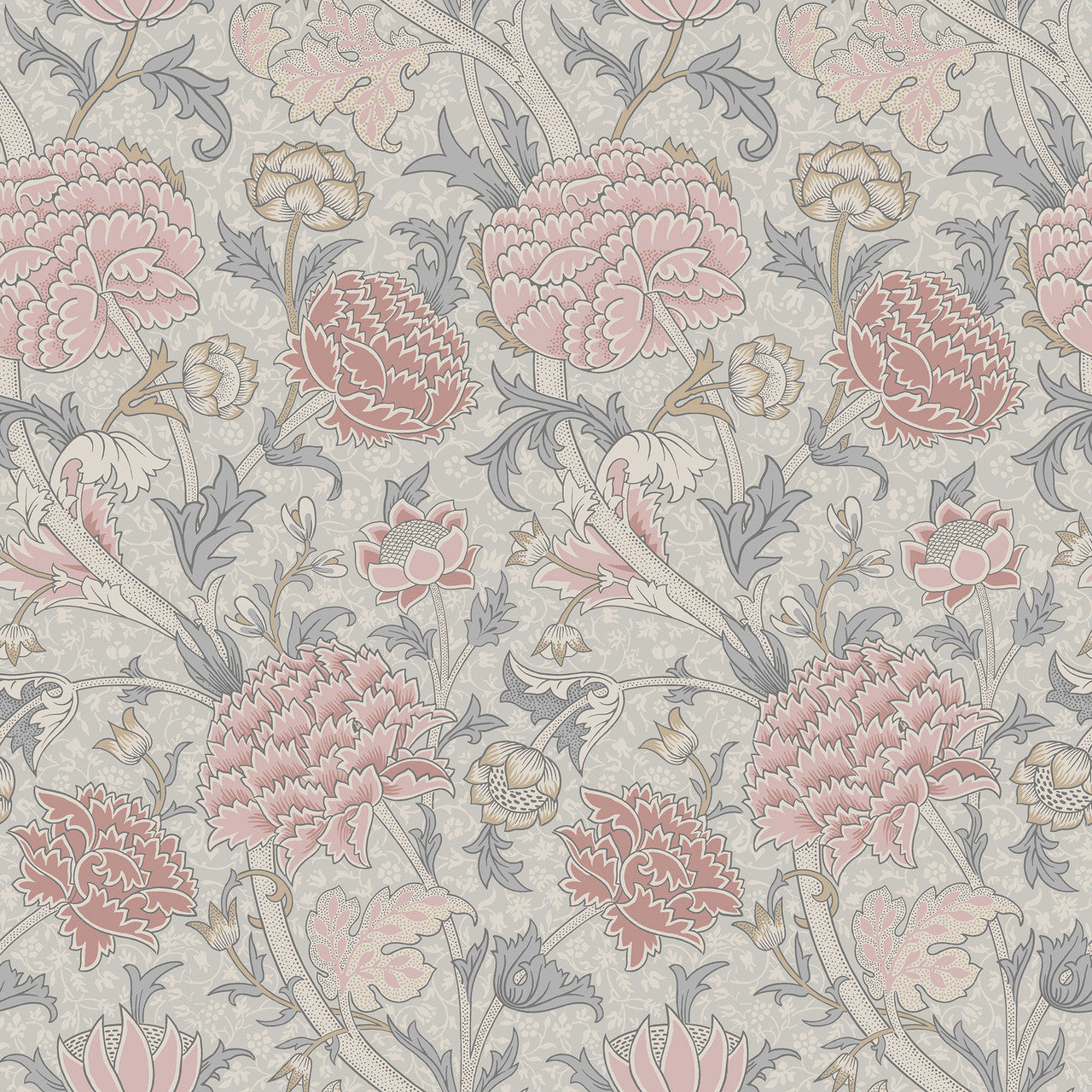 82033 Cray Hidden Treasures Pink Wallpaper By Galerie