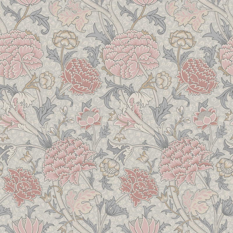 82033 Cray Hidden Treasures Pink Wallpaper By Galerie