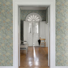 82034 Cray Hidden Treasures Tuquoise Wallpaper By Galerie