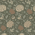 Cray Hidden Treasures Red Green Wallpaper By Galerie