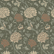 82035 Cray Hidden Treasures Red Green Wallpaper By Galerie