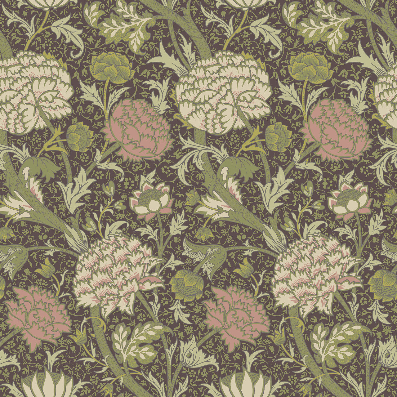 82036 Cray Hidden Treasures Green Pink Wallpaper By Galerie