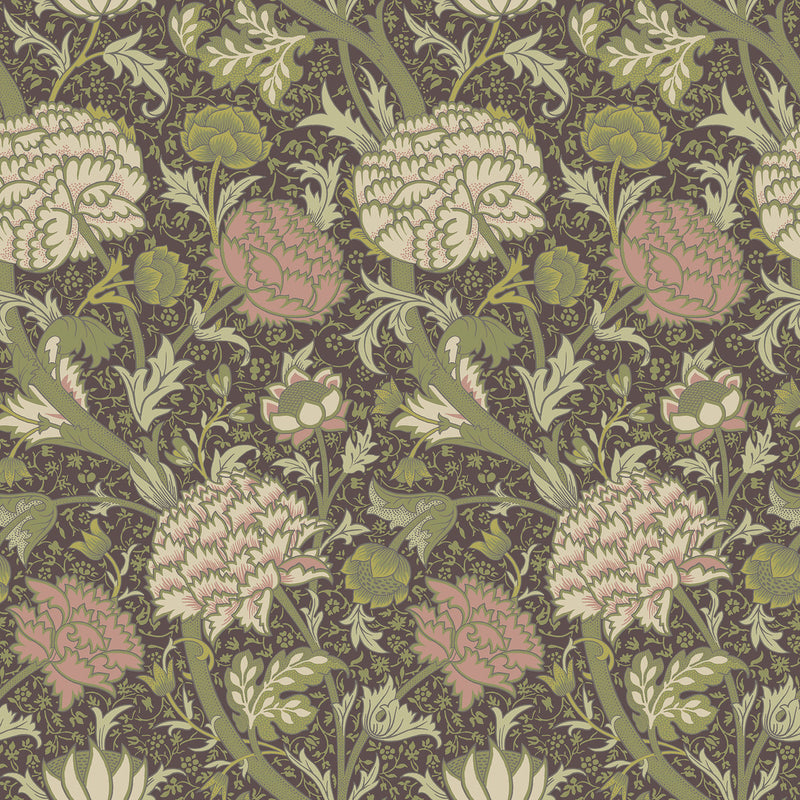 82036 Cray Hidden Treasures Green Pink Wallpaper By Galerie