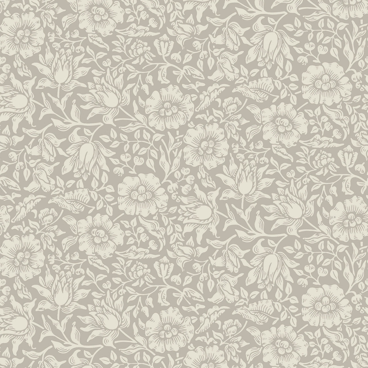 82038 Mallow Hidden Treasures Dark Beige Wallpaper By Galerie