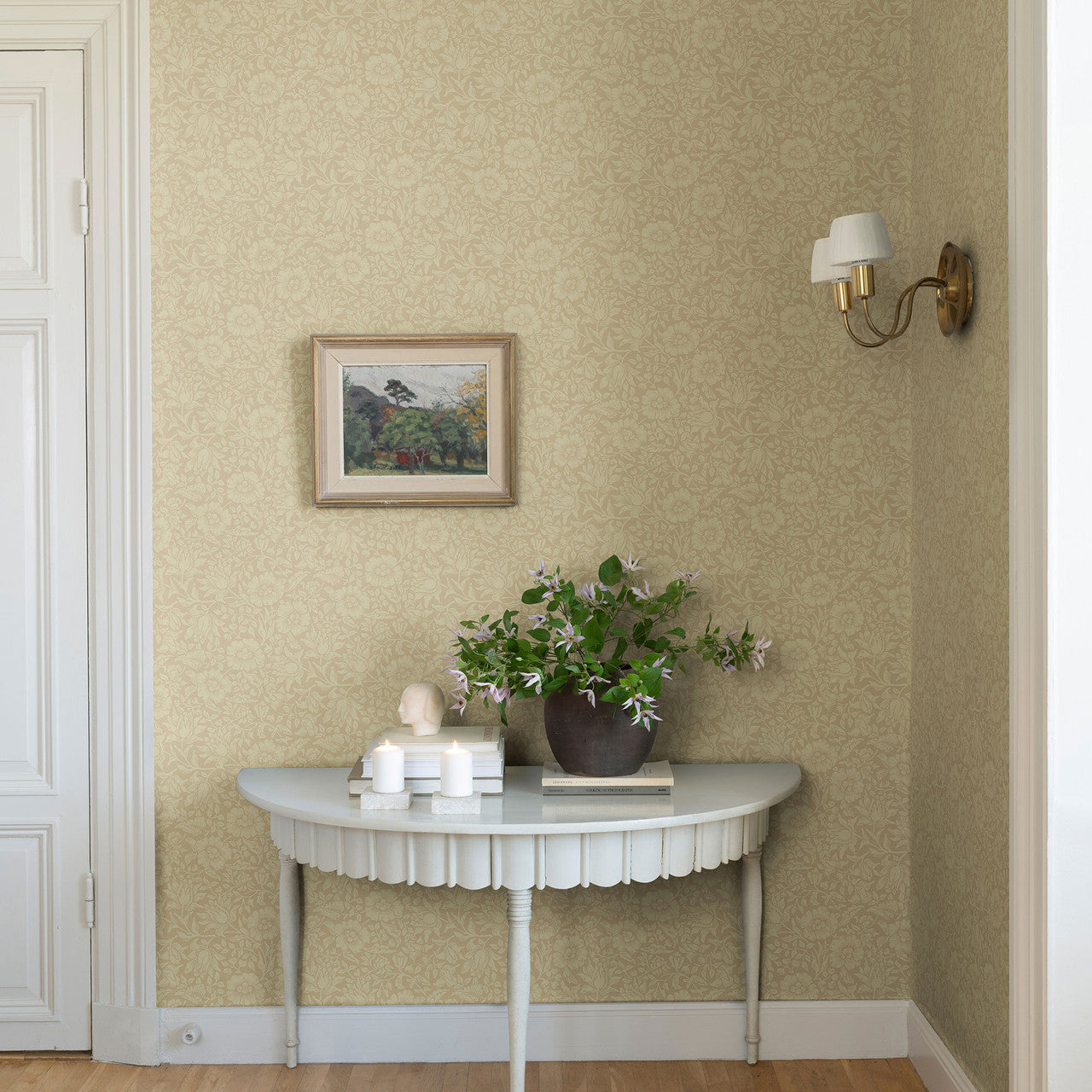 82039 Mallow Hidden Treasures Yellow Wallpaper By Galerie