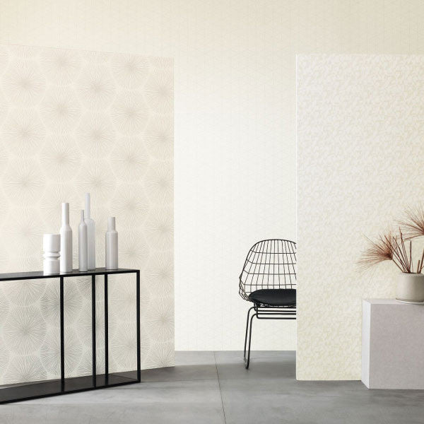SWHT82040124 Eclat So White 4 Wallpaper by Casadeco