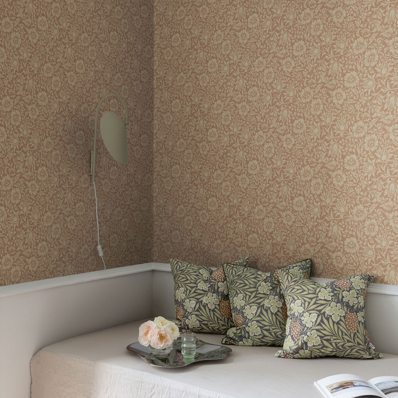 82040 Mallow Hidden Treasures Terra Wallpaper By Galerie