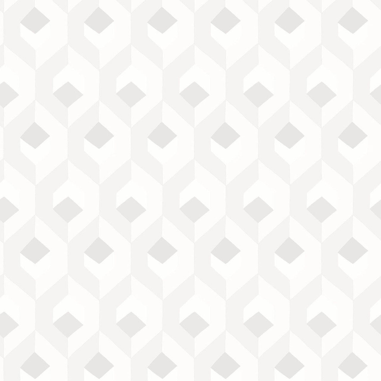 SWHT82050102 Hexacube So White 4 Wallpaper by Casadeco