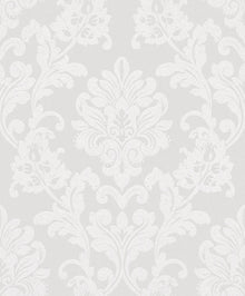 82091 Grey Damask Wallpaper Industrial Effects By Galerie