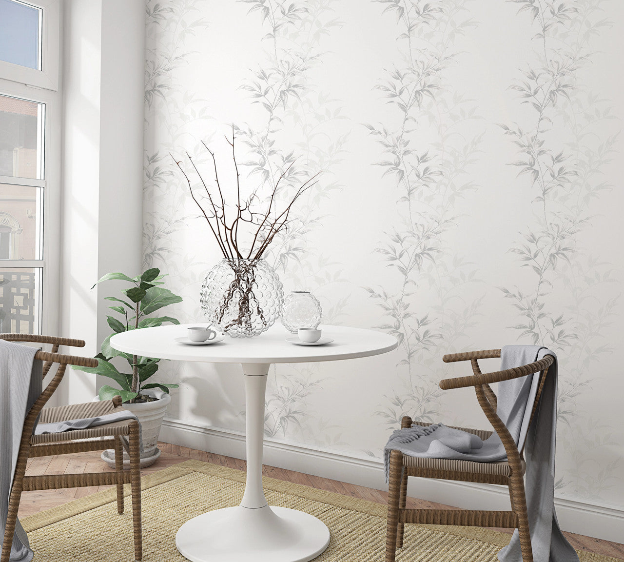 82221 Leaves Wallpaper Industrial Effects By Galerie