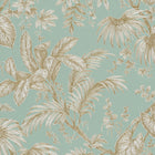 82341 Palm Leaf The New Design Book Green and Gold Wallpaper By Galerie