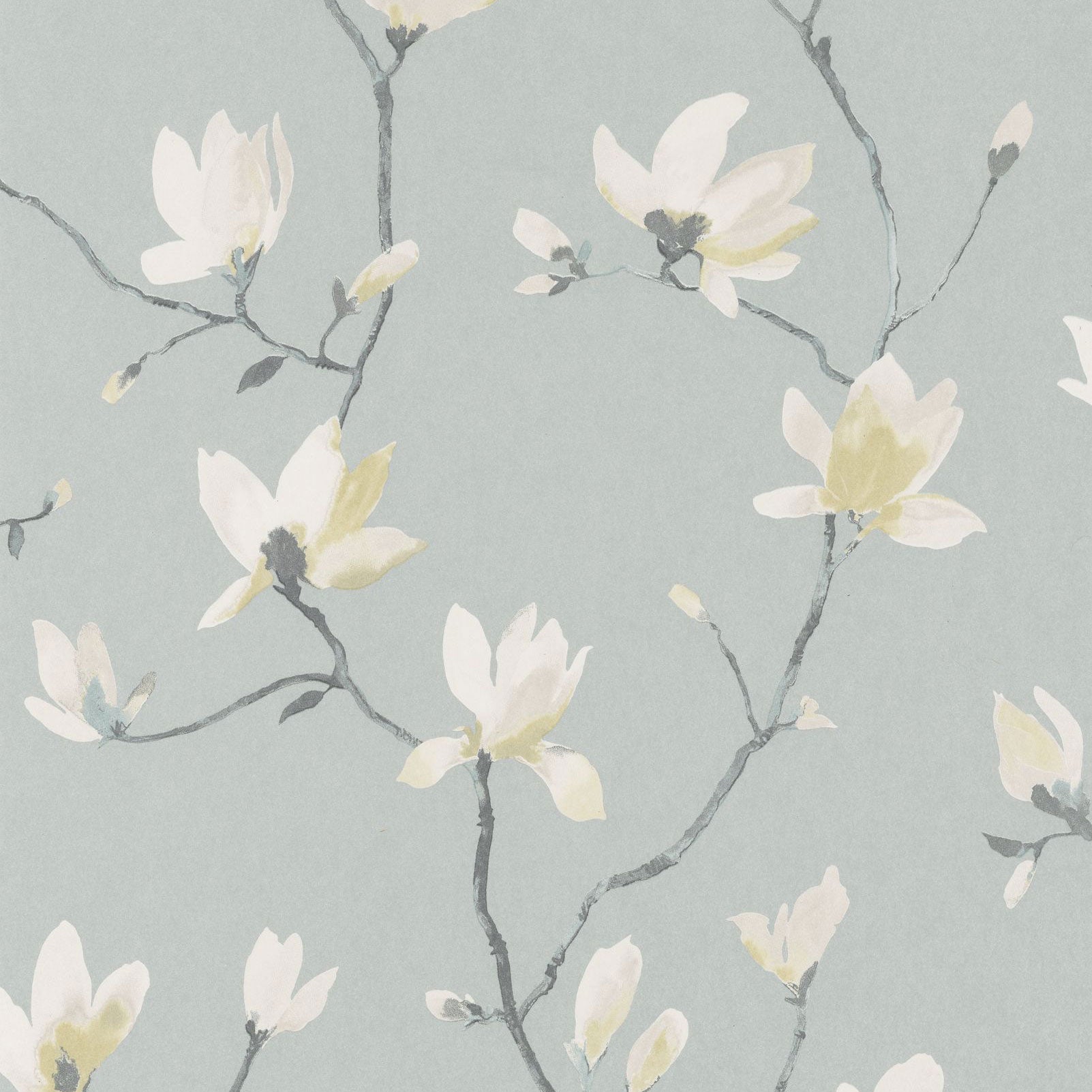 Suzhou Encre Gardens Wallpaper by Casadeco