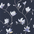 Suzhou Bleu Gardens Wallpaper by Casadeco