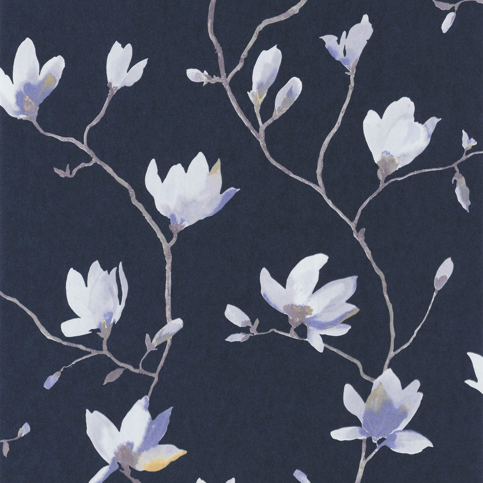 Suzhou Bleu Gardens Wallpaper by Casadeco