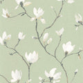 Suzhou Vert Sauge Wallpaper by Casadeco