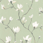Suzhou Vert Sauge Gardens Wallpaper by Casadeco