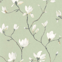Suzhou Vert Sauge Gardens Wallpaper by Casadeco