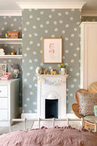 825-37 Rio Teal Familj II Wallpaper by Sandberg