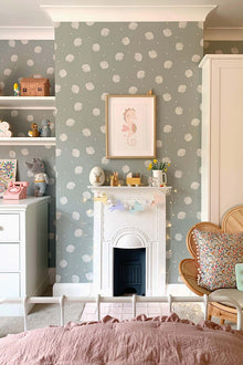 825-37 Rio Teal Familj II Wallpaper by Sandberg