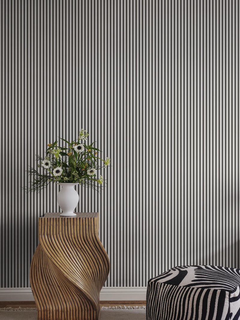 Graphite Estelle Familjen Wallpaper by Sandberg