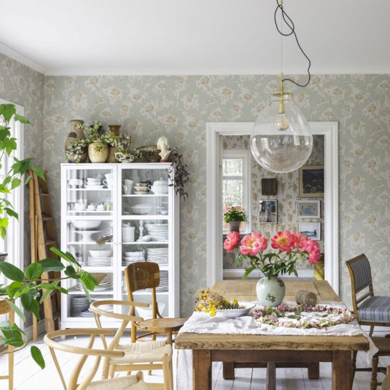 830-28 Charlotta Lofstad Spring Green Wallpaper By Sandberg