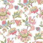Jacobin Garden Light Blue Blooming Garden Wallpaper by Galerie