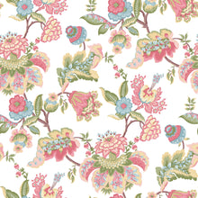 Jacobin Garden Light Blue Blooming Garden Wallpaper by Galerie