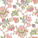Jacobin Garden Light Blue Blooming Garden Wallpaper by Galerie