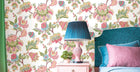 Jacobin Garden Light Blue Blooming Garden Wallpaper by Galerie